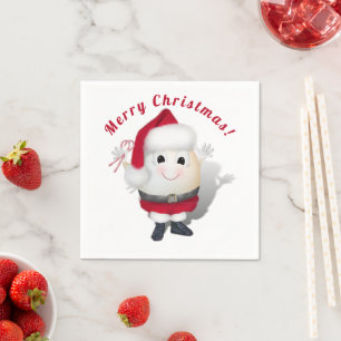 Sött ägg jul tomte - extraordinär jul pappersservett