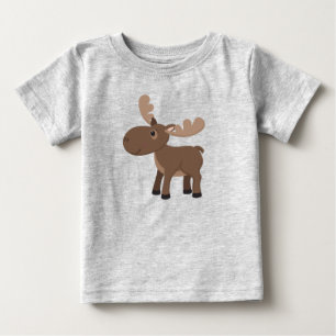 Sött älgkalvdjur t shirt