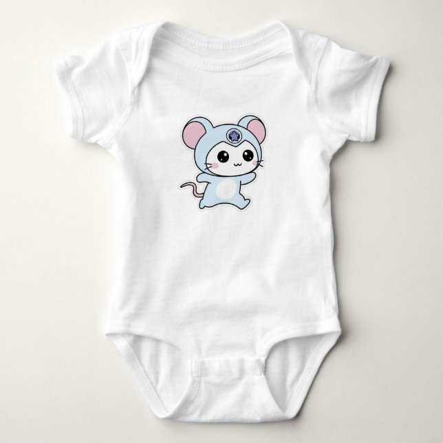 Sött älskligt litet mus  t shirt (Framsida)