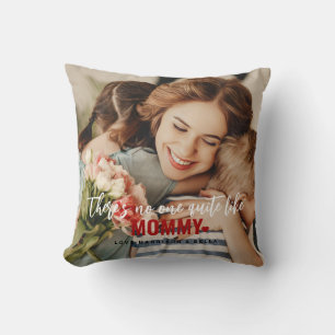 Sött anpassat foto present MOMMY-gåva kastar Kudde
