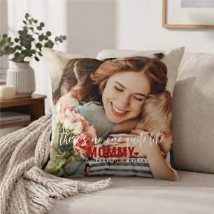 Sött anpassat foto present MOMMY-gåva kastar Kudde