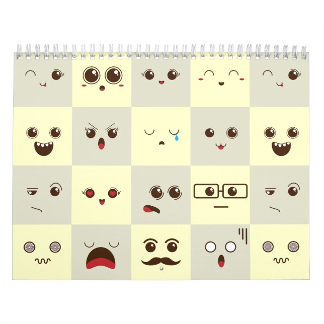 Sött ansikte kalender (Omslag)