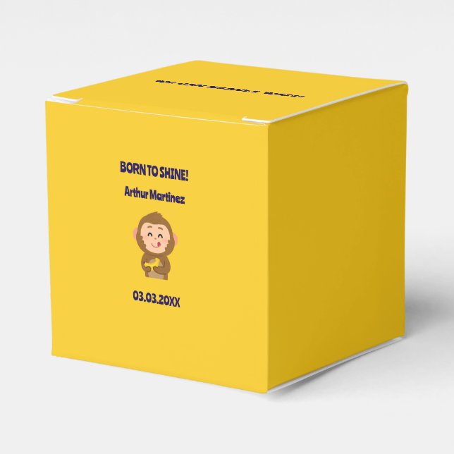 Sött apa-tema pojke baby shower presentaskar (Framsidan Sidan)