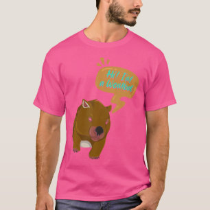 Sött Aussie-djur Outback Zoo-djur Hej jag är en vo T Shirt
