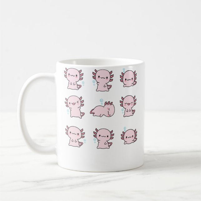 Sött Axolotl-set Kaffemugg (Vänster)