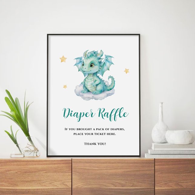 Sött Baby Drakke Veckodiagram Lotteri Poster (Skapare uppladdad)