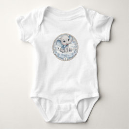 Sött baby elefant Baby shower T Shirt