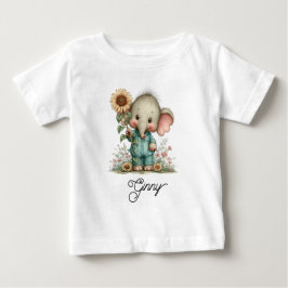 Sött baby elefant t shirt