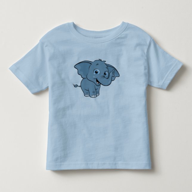 Sött baby elefant t-shirt (Framsida)