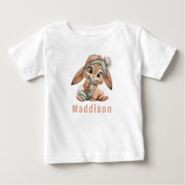 Sött Baby Kanin Födelsedag T Shirt