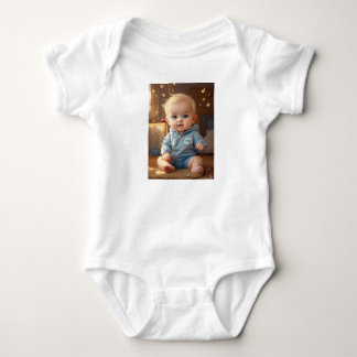 Sött Baby Logo Baby Tröja Onesie