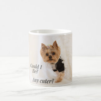 Sött Baby Yorkie Kaffe Mugg – Kan Jag Vara Sötare?