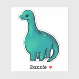 Sött Babydinosaurie Klistermärken