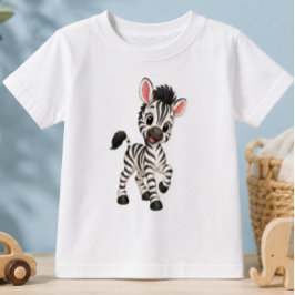 Sött babysebra  t shirt