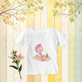 Sött babytema t shirt