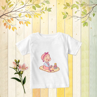 Sött babytema t shirt