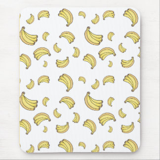 Sött bananmönster | Handritad bananestetik  Musmatta