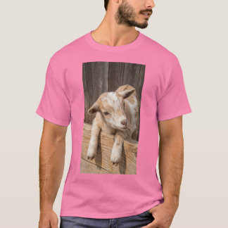 Sött barn get Rustik gård Hus Fotografi Canvas T Shirt