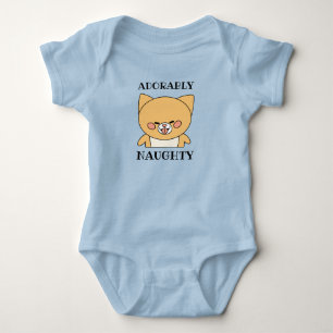Sött barn Glad katt med busig leende Roligt T Shirt