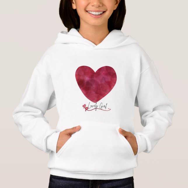 Sött barn hoodie t shirt (Framsida)