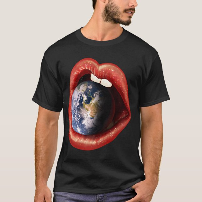 Sött Behandla - Jorden T Shirt (Framsida)