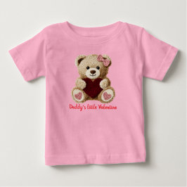 sött björn bebis första Alla hjärtans dags bodysui T Shirt