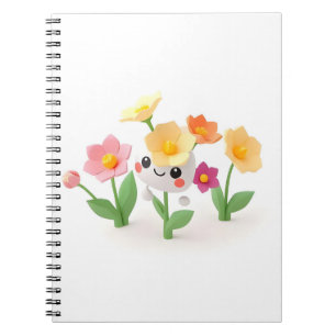 sött blomma anteckningsbok