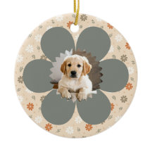 Sött Blommigt Farmhouse Första Julen