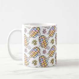 Sött blommigt glass – Whimsisk sommar mönster Kaffemugg