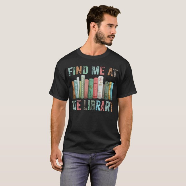 Sött bokälskarepresent Läsning Bibliotek Läsare  T Shirt (Hel framsida)