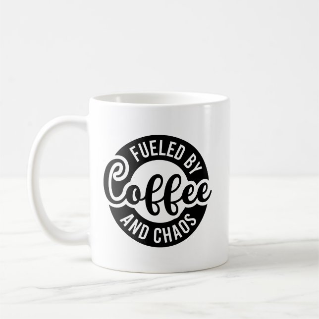 Sött bränsle kaffe kaos ordkonst  kaffemugg (Vänster)