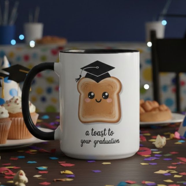 Sött bröd till din examen skämt mugg (Skapare uppladdad)