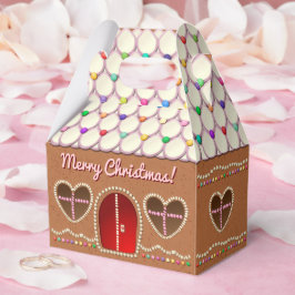 Sött brödhus med Hjärtformade Windows Presentaskar