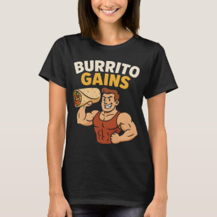 Sött Burrito-Frame Rolig Tröja för Kvinnor som Trä