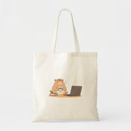 Sött Capybara-Kodare-Kaffe-Dator-Design Tygkasse