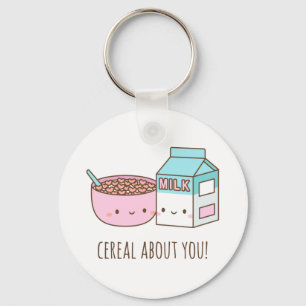 Sött Cereal Om Din Kärlek Puns Nyckelring