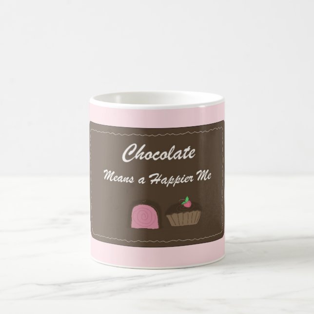 Sött chokladpåstående kaffemugg (Center)
