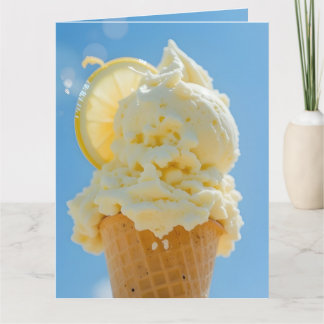 Sött citronsommar kort
