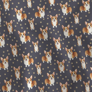 Sött Corgi Hund Tyg