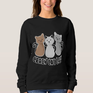 Sött damkatter som säger design t shirt