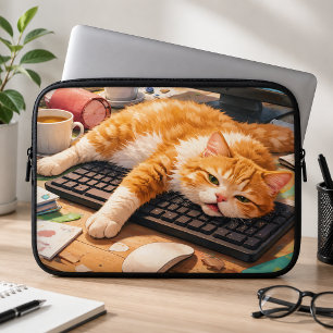 Sött datordjur laptop fodral