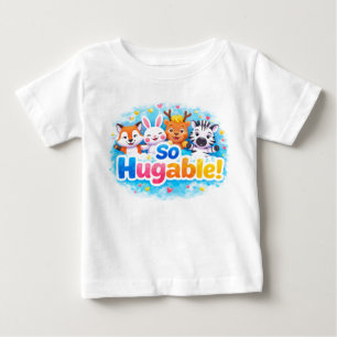 Sött design med djur på stranden t shirt