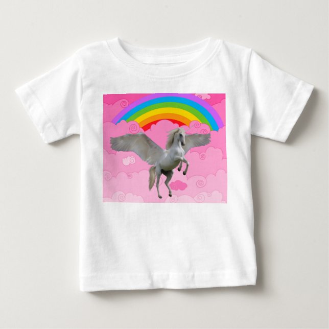Sött Enhörning. T Shirt (Framsida)