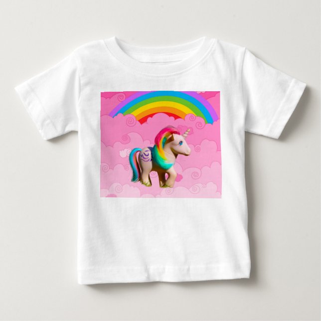 Sött Enhörning. T Shirt (Framsida)