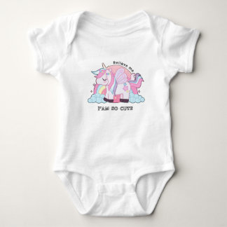 Sött enhörningsdesign t shirt
