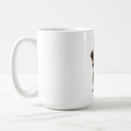 Sött enkelt mönster för män kattälskare kaffemugg