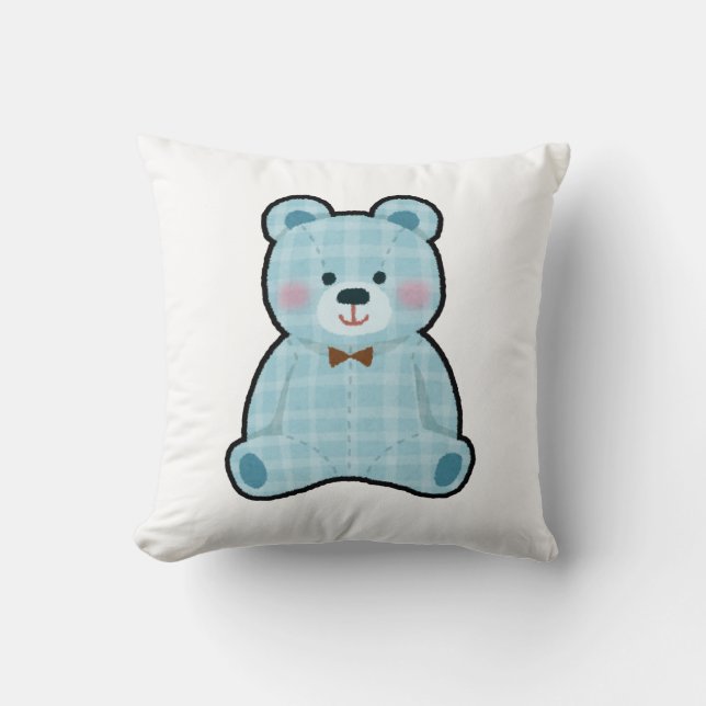 Sött estetiskt Teddybjörn kudde 🤩 (Framsida)