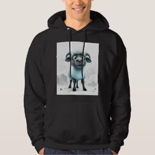 Sött Får Mysig Design Hoodie