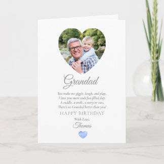 Sött farfar- och födelsedagskort från Småbarn Tack Kort