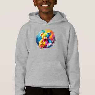 sött färgglatt teddy T-Shirt